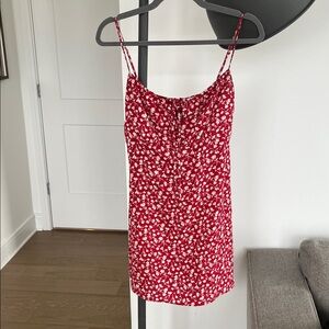 Reformation Abbott Floral-print Mini Dress (size 0)